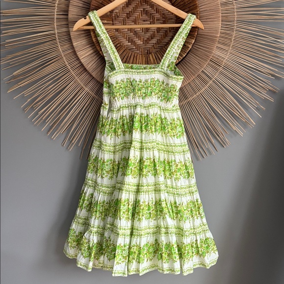 Alemais green minidress size 6 - Picture 7 of 7